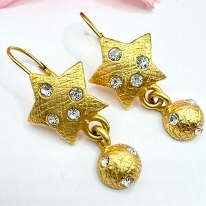 Fashion Jewelry Gold Star Earrings
